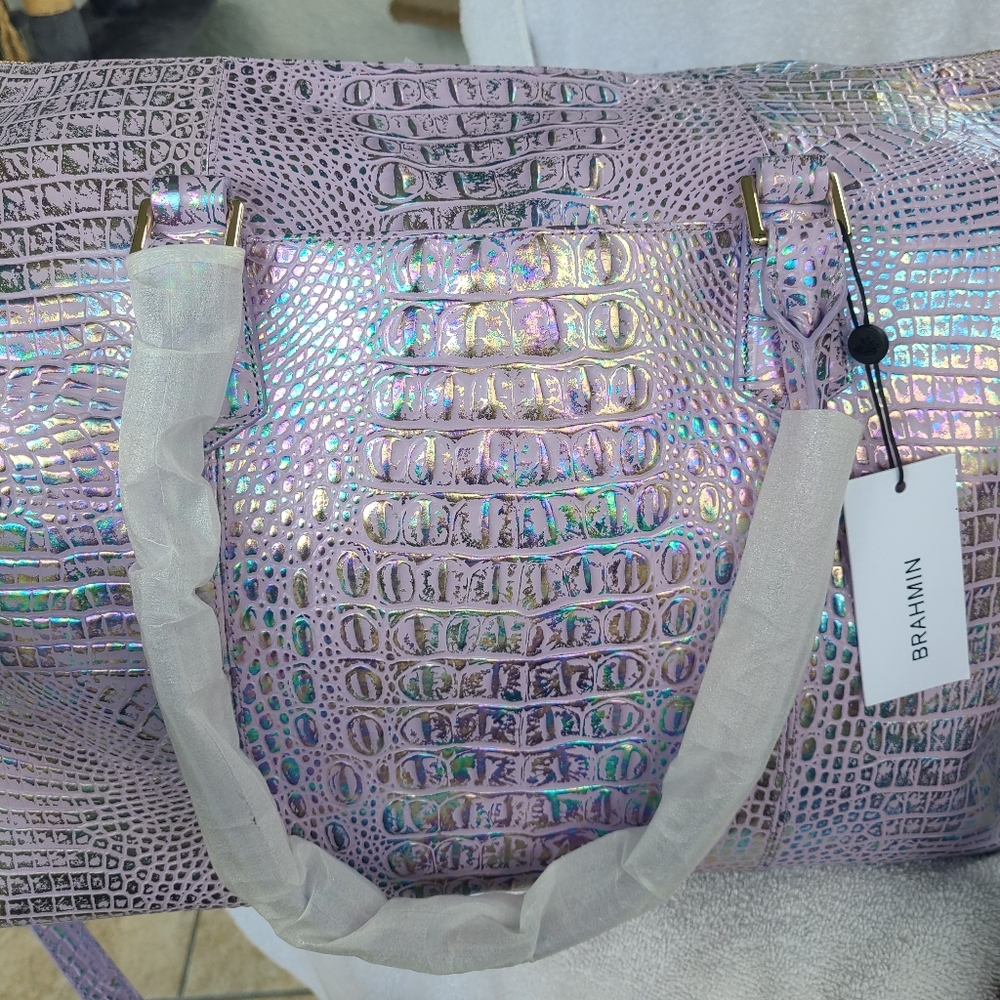 Brahmin Violet Wonderland Weekender